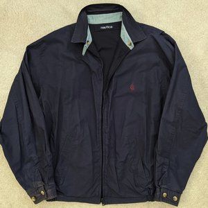 NAUTICA blue reversible jacket vintage 1990s